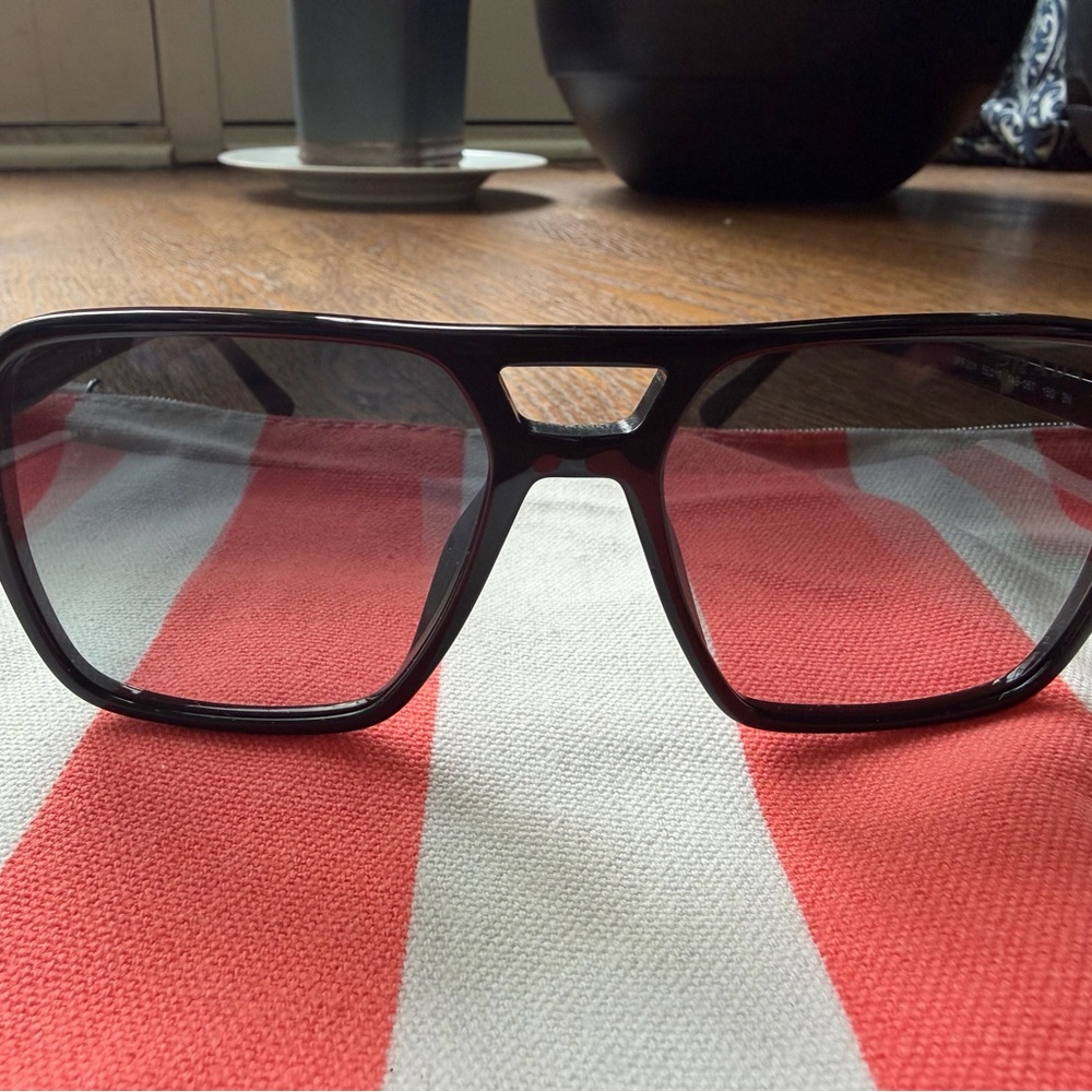 Prada PR 20-YS 5517 Black Sunglasses with Gradient Gray Lenses - Picture 2 of 11